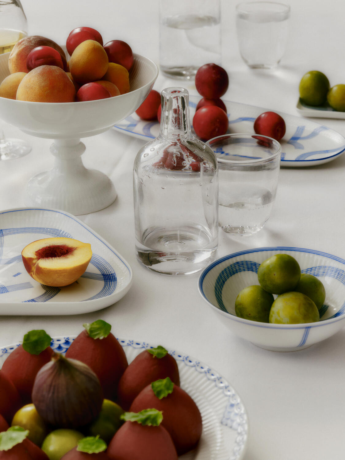 Motif trekantet fad - 23 cm